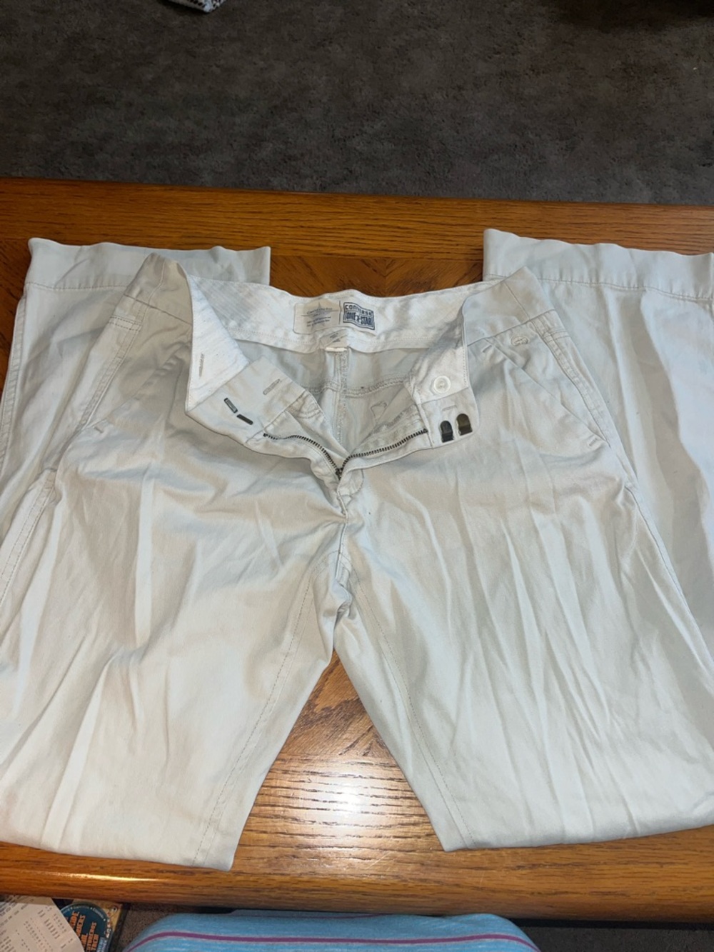 Converse one star khaki Pants